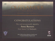 Outlander Season 5 Anna Burnett as Alicia Brown AB Autograph Card - TvMovieCards.com