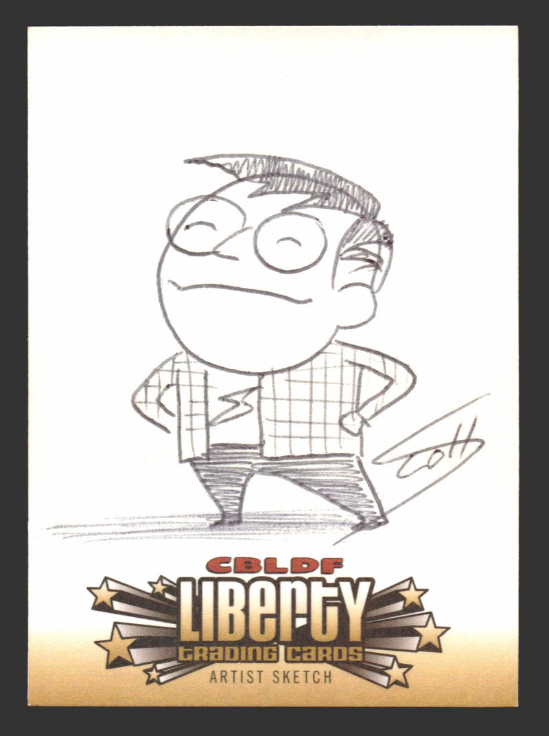 2011 Cryptozoic CBLDF Liberty Artist Sketch Card by Scott McCloud - TvMovieCards.com