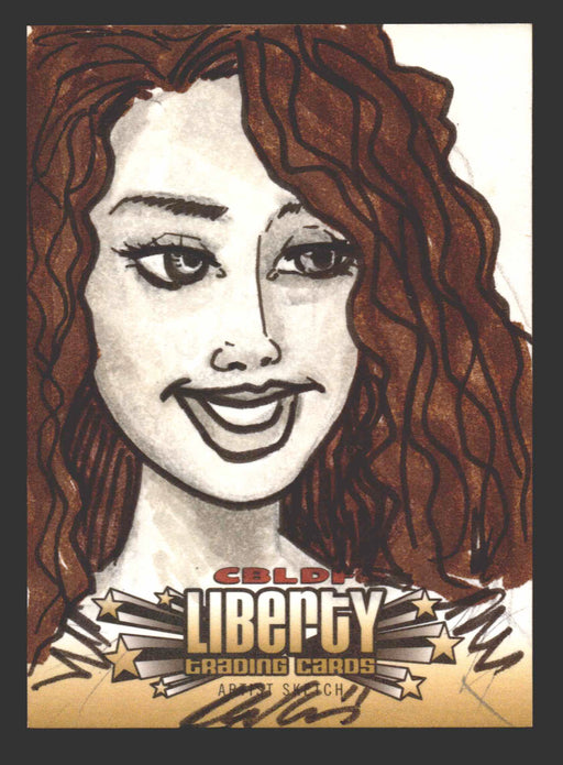 2011 CBLDF Comic Book Legal Defense Fund Liberty Artist Sketch Trading Card   - TvMovieCards.com