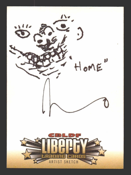 2011 CBLDF Comic Book Legal Defense Fund Liberty Artist Sketch Trading Card - TvMovieCards.com