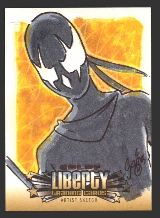 2011 Cryptozoic CBLDF Liberty Artist Sketch Card by Christian James Thomas   - TvMovieCards.com