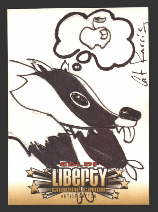 2011 CBLDF Comic Book Legal Defense Fund Liberty Artist Sketch Trading Card - TvMovieCards.com