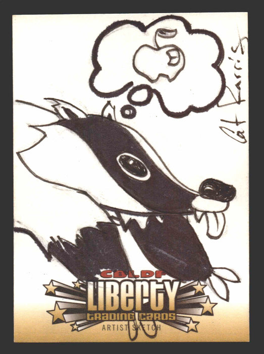 2011 CBLDF Comic Book Legal Defense Fund Liberty Artist Sketch Trading Card - TvMovieCards.com