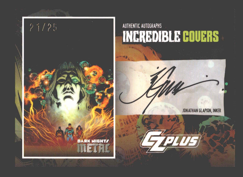 2024 CZX Dark Nights Metal Autograph Card Jonathan Glapion DNM4-JG - TvMovieCards.com