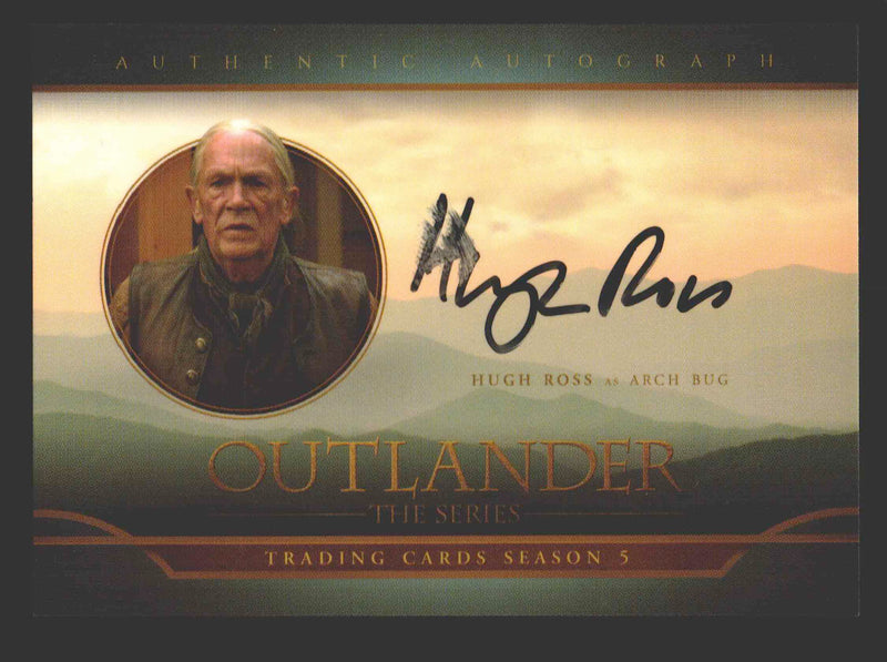 Outlander Season 5 Hugh Ross as Arch Bug HR Autograph Card - TvMovieCards.com