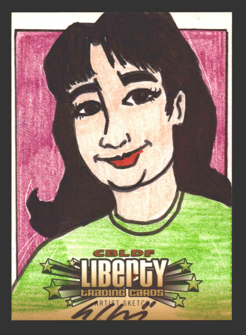 2011 CBLDF Comic Book Legal Defense Fund Liberty Artist Sketch Trading Card   - TvMovieCards.com