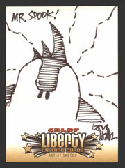 2011 Cryptozoic CBLDF Liberty Artist Sketch Card Bone by Larry Marder - TvMovieCards.com