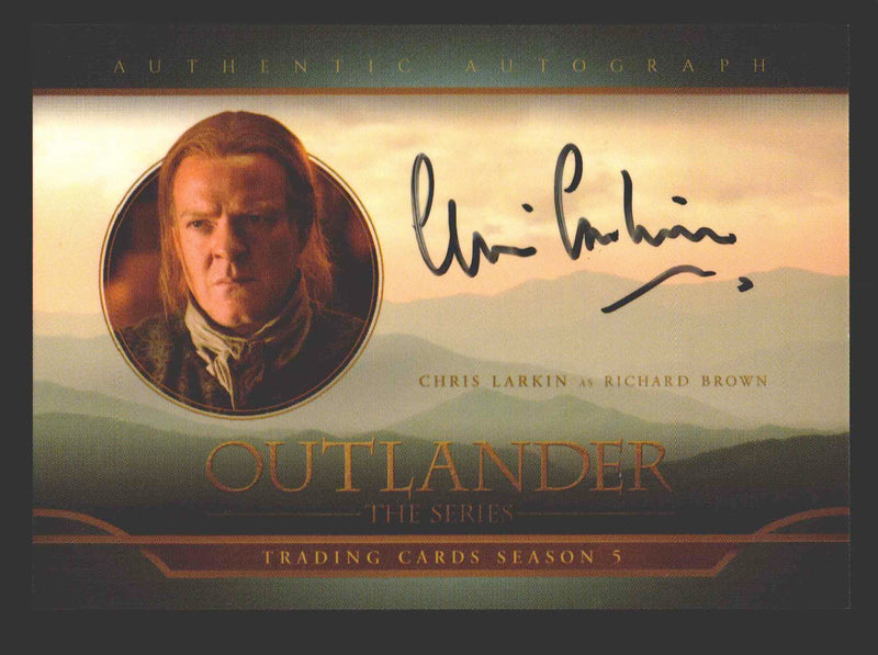 Outlander Season 5 Chris Larkin as Richard Brown CL Autograph Card - TvMovieCards.com