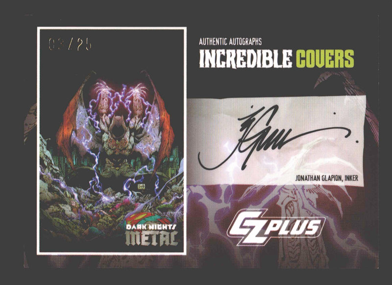 2024 CZX Dark Nights Metal Autograph Card Jonathan Glapion DNM3-JG - TvMovieCards.com