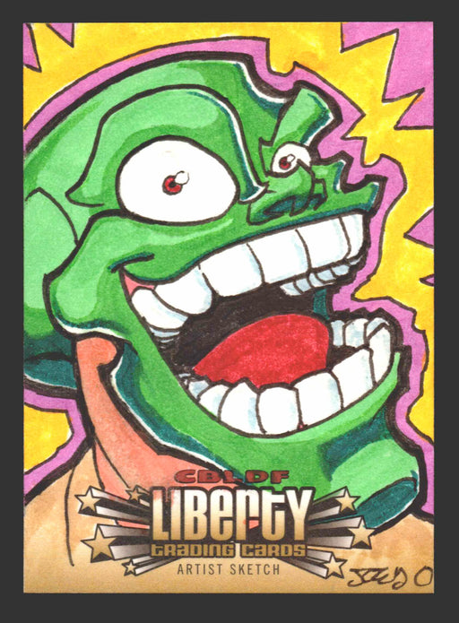 2011 Cryptozoic CBLDF Liberty Artist Sketch Card by Joey Dangerous   - TvMovieCards.com