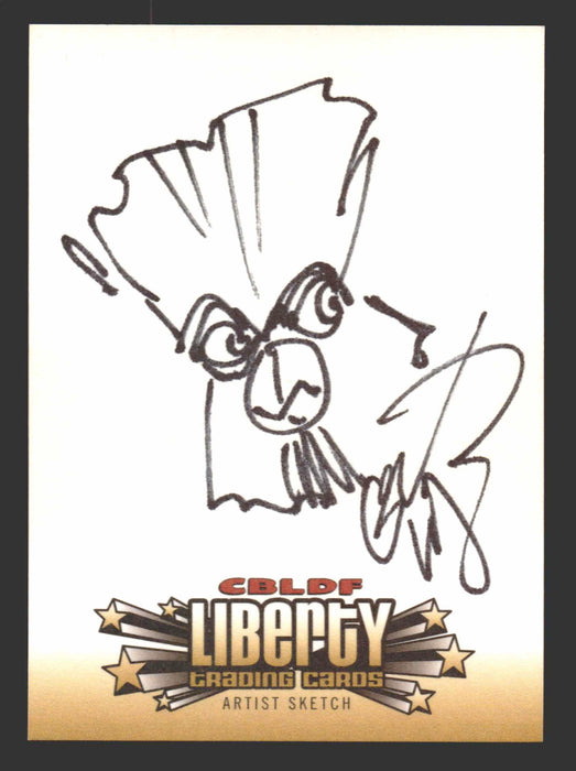 2011 Cryptozoic CBLDF Liberty Artist Sketch Card by Erik Larson - TvMovieCards.com