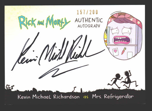 Rick and Morty Season 2 Kevin Michael Richardson Mrs Refrigerator Autograph Card   - TvMovieCards.com
