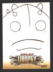 2011 CBLDF Comic Book Legal Defense Fund Liberty Artist Sketch Trading Card   - TvMovieCards.com