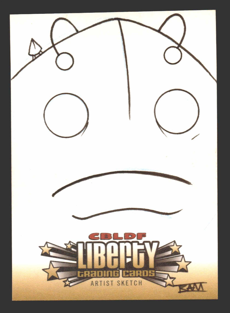 2011 CBLDF Comic Book Legal Defense Fund Liberty Artist Sketch Trading Card   - TvMovieCards.com