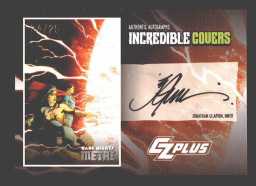 2024 CZX Dark Nights Metal Autograph Card Jonathan Glapion DNM2-JG - TvMovieCards.com