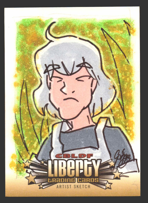 2011 Cryptozoic CBLDF Liberty Artist Sketch Card by Christian James Thomas   - TvMovieCards.com