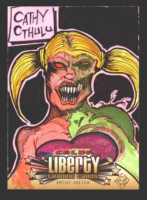 2011 CBLDF Comic Book Legal Defense Fund Liberty Artist Sketch Trading Card   - TvMovieCards.com