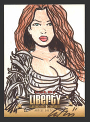 2011 CBLDF Comic Book Legal Defense Fund Liberty Artist Sketch Trading Card   - TvMovieCards.com