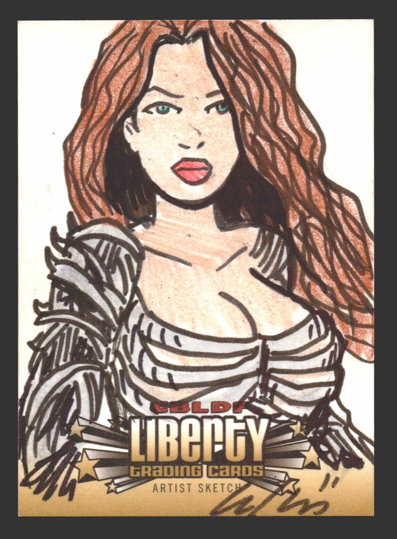2011 CBLDF Comic Book Legal Defense Fund Liberty Artist Sketch Trading Card   - TvMovieCards.com