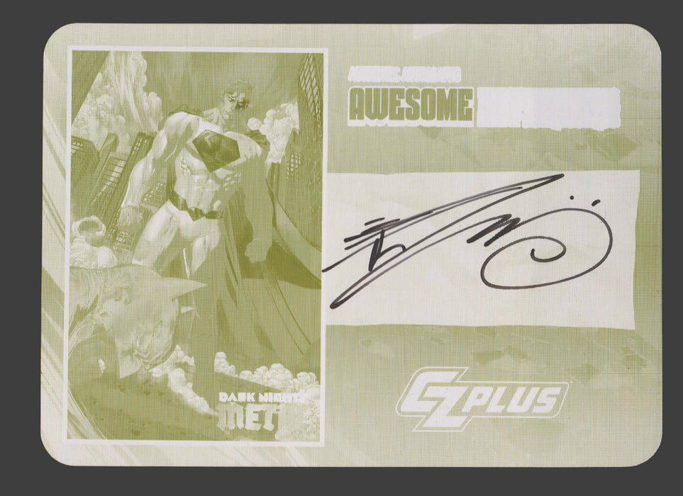 2024 CZX Dark Nights Metal Printing Plate Autograph Card Danny Miki BTDEV-DM