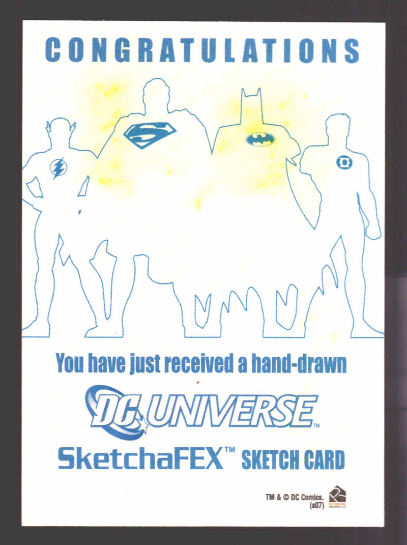 2009 DC Legacy Sketchafex Joker Sketch Trading Card 1/1 by Dan Day Rittenhouse - TvMovieCards.com