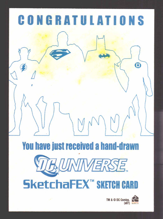 2009 DC Legacy Sketchafex Joker Sketch Trading Card 1/1 by Dan Day Rittenhouse - TvMovieCards.com