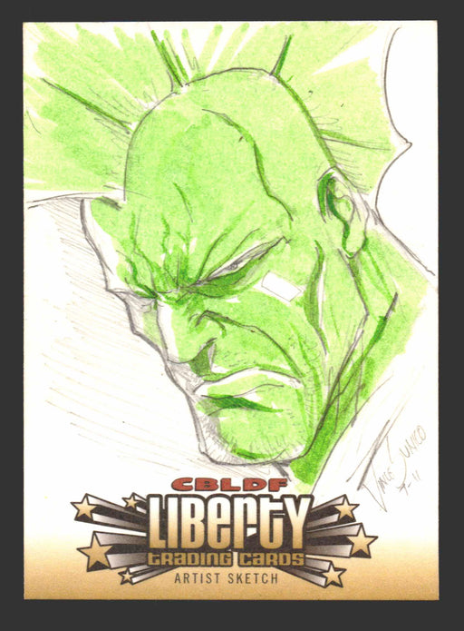 2011 Cryptozoic CBLDF Liberty Artist Sketch Card Bone by Vince Sunico   - TvMovieCards.com