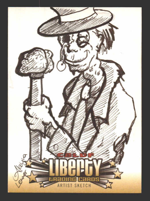 2011 Cryptozoic CBLDF Liberty Artist Sketch Card by Alayna Lemmer - TvMovieCards.com