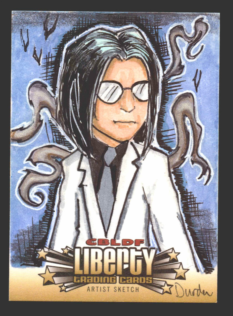 2011 Cryptozoic CBLDF Liberty Artist Sketch Card by Jason Durden   - TvMovieCards.com