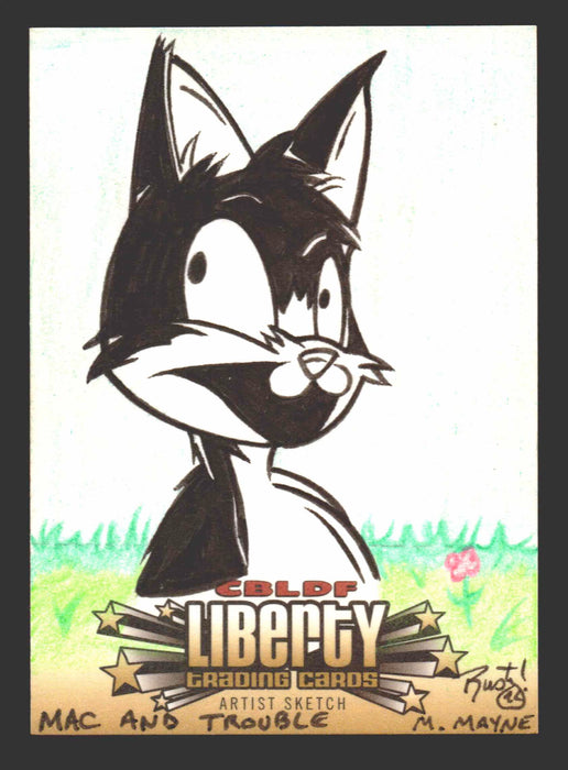 2011 Cryptozoic CBLDF Liberty Artist Sketch Trading Card by Rusty Gilligan   - TvMovieCards.com