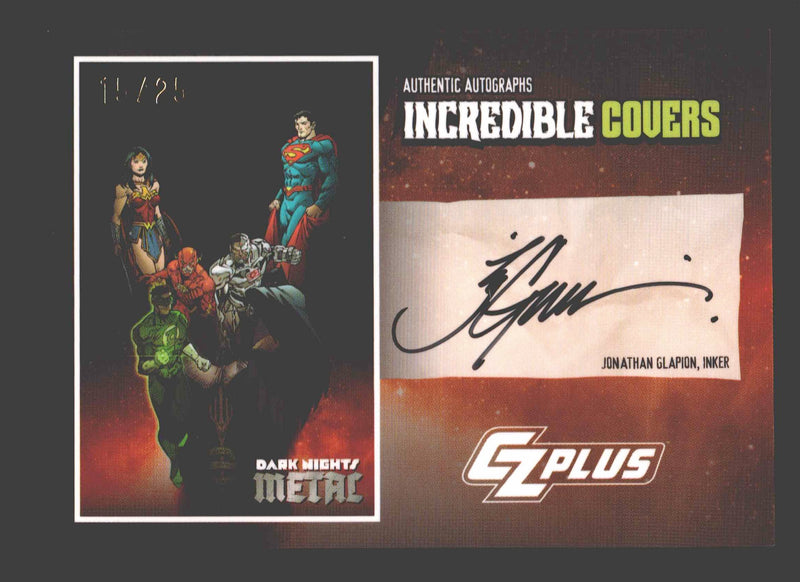 2024 CZX Dark Nights Metal Autograph Card Jonathan Glapion DNM1-JG - TvMovieCards.com