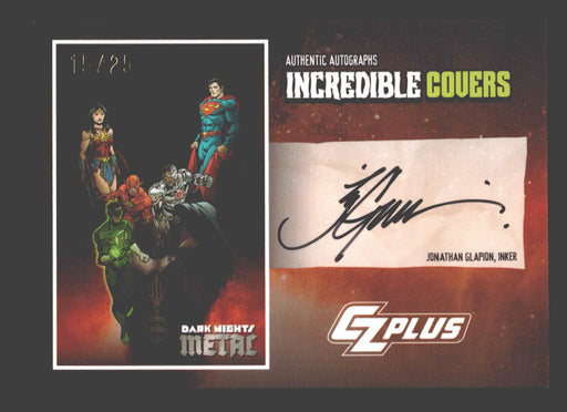 2024 CZX Dark Nights Metal Autograph Card Jonathan Glapion DNM1-JG - TvMovieCards.com