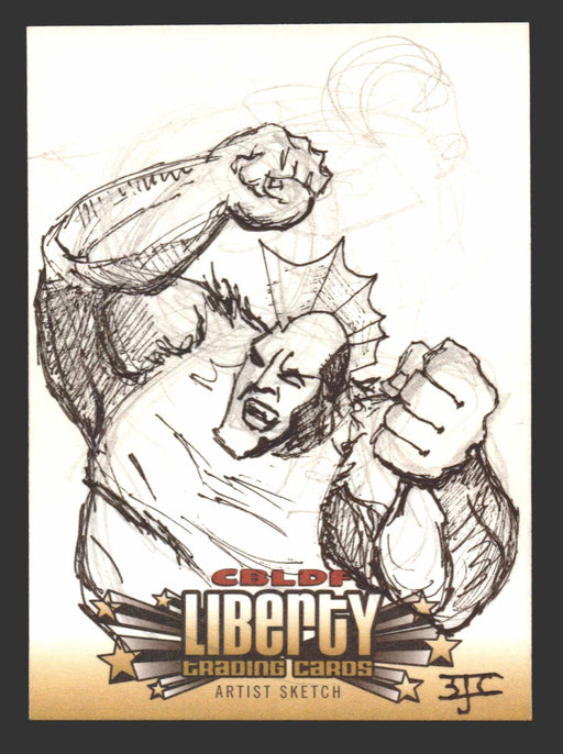 2011 CBLDF Comic Book Legal Defense Fund Liberty Artist Sketch Trading Card - TvMovieCards.com