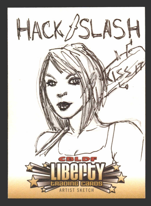 2011 CBLDF Comic Book Legal Defense Fund Liberty Artist Sketch Trading Card   - TvMovieCards.com