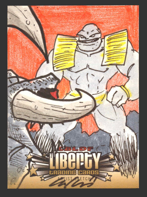 2011 CBLDF Comic Book Legal Defense Fund Liberty Artist Sketch Trading Card - TvMovieCards.com