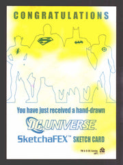 2009 DC Legacy Sketchafex Sketch Trading Card 1/1 Rittenhouse Archives - TvMovieCards.com