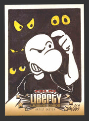 2011 CBLDF Comic Book Legal Defense Fund Liberty Artist Sketch Trading Card   - TvMovieCards.com