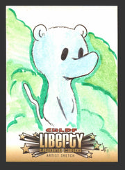 2011 Cryptozoic CBLDF Liberty Artist Sketch Card by Jerry Fleming   - TvMovieCards.com