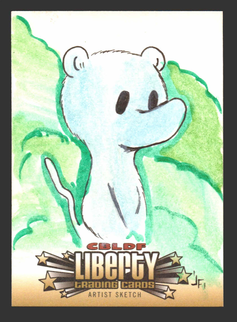 2011 Cryptozoic CBLDF Liberty Artist Sketch Card by Jerry Fleming   - TvMovieCards.com