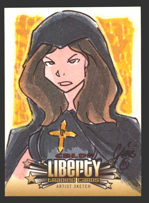 2011 Cryptozoic CBLDF Liberty Artist Sketch Card by Christian James Thomas   - TvMovieCards.com