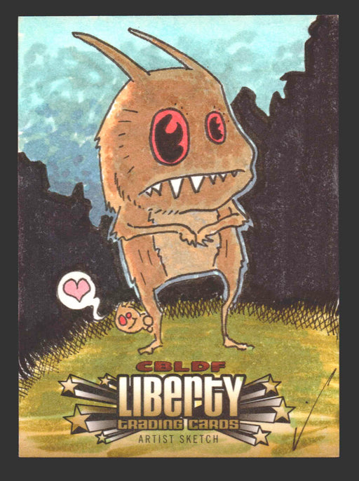 2011 CBLDF Comic Book Legal Defense Fund Liberty Artist Sketch Trading Card - TvMovieCards.com
