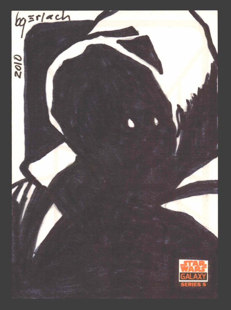 2010 Star Wars Galaxy Series 5 Sketch Trading Card 1/1 Bruce Gerlach Topps - TvMovieCards.com