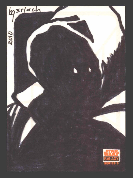 2010 Star Wars Galaxy Series 5 Sketch Trading Card 1/1 Bruce Gerlach Topps - TvMovieCards.com