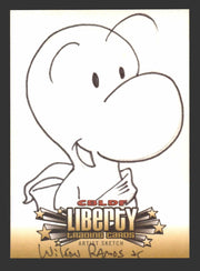 2011 CBLDF Liberty Artist Sketch Trading Card by Wilson Ramos Jr   - TvMovieCards.com