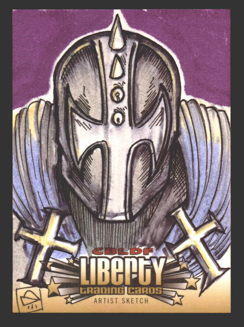 2011 CBLDF Comic Book Legal Defense Fund Liberty Artist Sketch Trading Card - TvMovieCards.com
