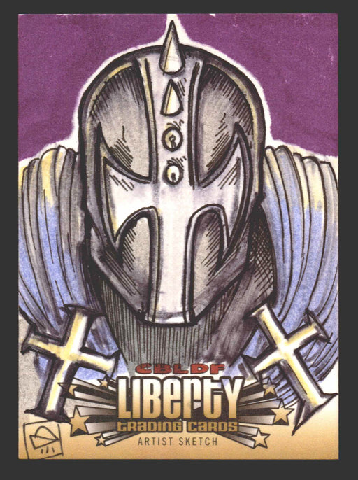 2011 CBLDF Comic Book Legal Defense Fund Liberty Artist Sketch Trading Card - TvMovieCards.com