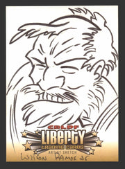 2011 CBLDF Liberty Artist Sketch Trading Card by Wilson Ramos Jr   - TvMovieCards.com