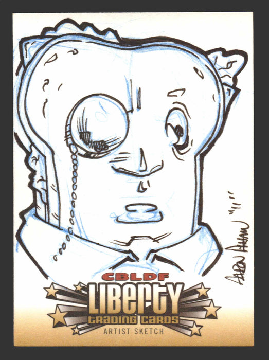 2011 CBLDF Comic Book Legal Defense Fund Liberty Artist Sketch Trading Card - TvMovieCards.com