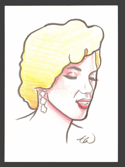 2007 Marilyn Monroe: Shaw Family Archive Sketch Card Travis Walton Breygent - TvMovieCards.com