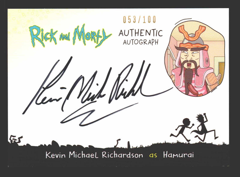 Rick and Morty Season 2 KMR-H Kevin Michael Richardson as Hamurai Autograph Card   - TvMovieCards.com